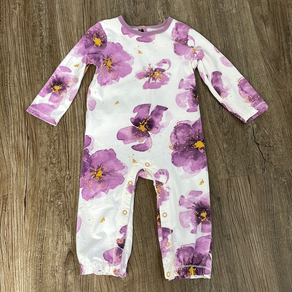 Burt’s Bees Baby Girl Romper Size 12M